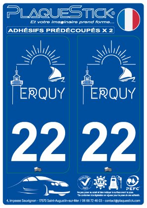 22 -Erquy PlaqueStick