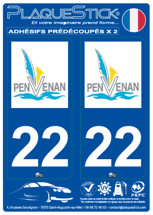 22 -Penvénan PlaqueStick