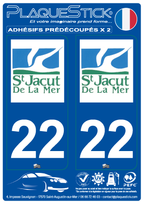 22 -Saint-Jacut-de-la-Mer PlaqueStick