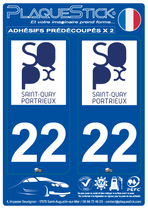 22 -Saint-Quay-Portrieux PlaqueStick