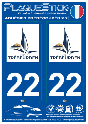 22 -Trébeurden PlaqueStick
