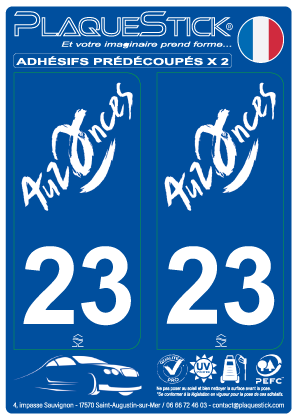 23 -Auzances PlaqueStick
