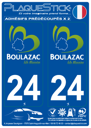 24 -Boulazac PlaqueStick