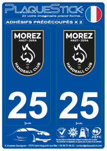 39 -Morez "Handball Club" PlaqueStick