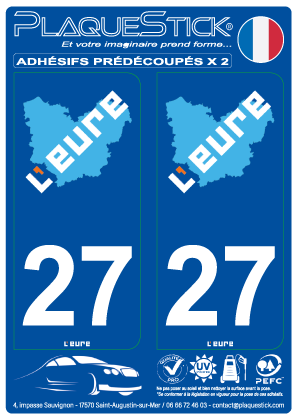 27 -Eure PlaqueStick