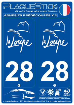 28 -La Loupe PlaqueStick