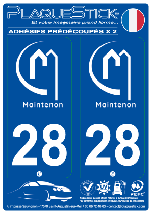 28 -Maintenon PlaqueStick