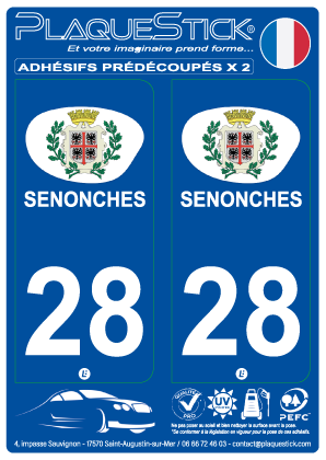 28 -Senonches PlaqueStick
