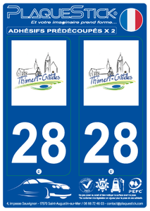 28 -Thimert-Gâtelles PlaqueStick