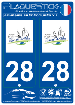 28 -Thimert-Gâtelles PlaqueStick