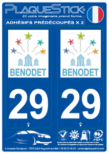 29 -Bénodet PlaqueStick