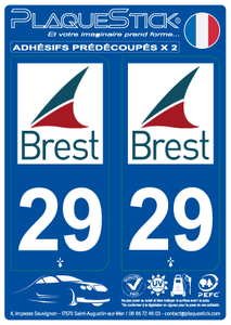 29 -Brest PlaqueStick