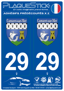 29 -Camaret-sur-Mer "Blason" PlaqueStick