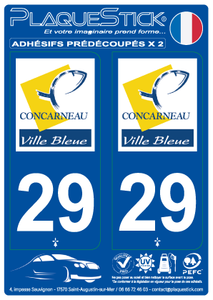 29 -Concarneau PlaqueStick