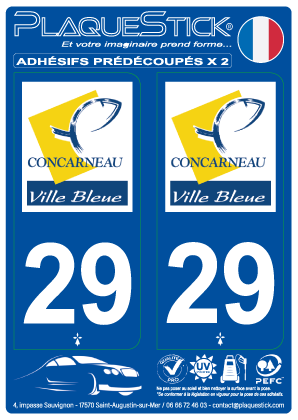 29 -Concarneau PlaqueStick