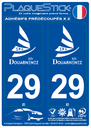 29 -Douarnenez - Dalc'h Mad PlaqueStick