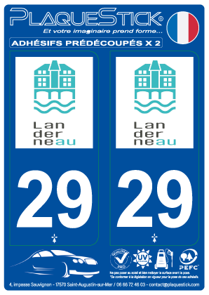 29 -Landerneau - Ker Landerne PlaqueStick