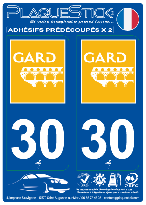 30 -Gard PlaqueStick