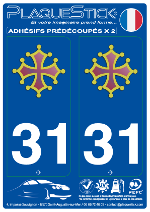 31 -Croix Occitane PlaqueStick