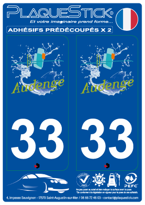 33 -Audenge PlaqueStick