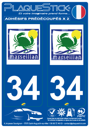34 -Marseillan PlaqueStick