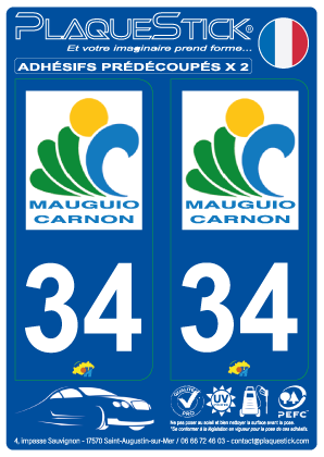 34 -Mauguio-Carnon PlaqueStick