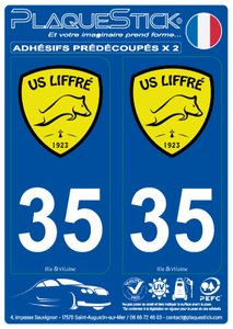 35 -Liffré "US" PlaqueStick