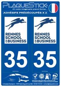 35 -Rennes "School of Business" PlaqueStick