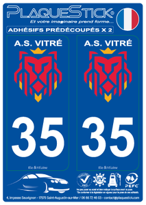 35 -Vitré "ASV" 2024 PlaqueStick