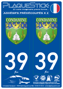 39 -Fraisans "Coat of Arms"