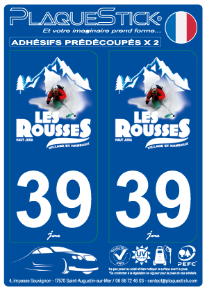 39 -Les Rousses PlaqueStick