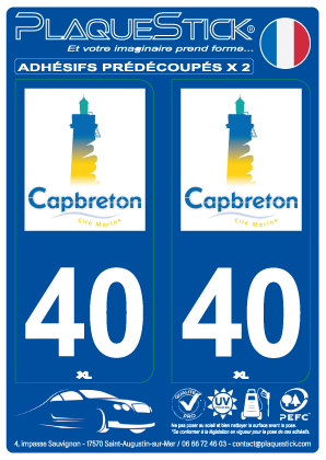 40 -Capbreton PlaqueStick