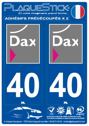40 -Dax PlaqueStick