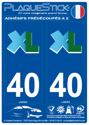 40 -Landes PlaqueStick
