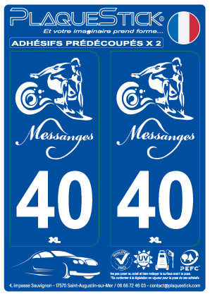 40 -Messanges PlaqueStick