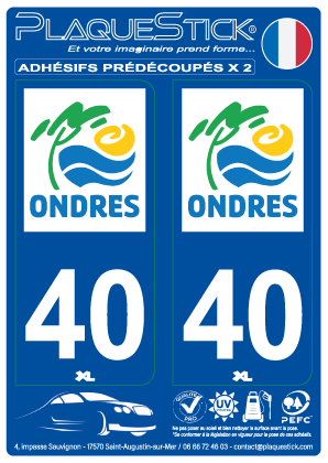 40 -Ondres PlaqueStick