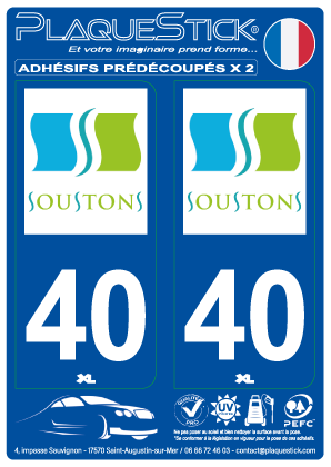 40 -Soustons PlaqueStick