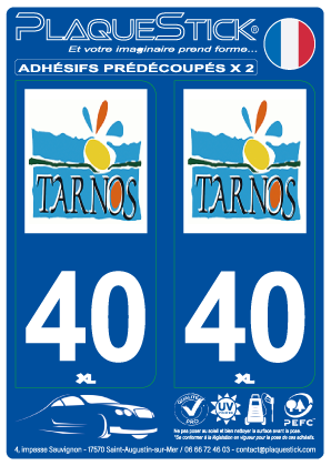 40 -Tarnos PlaqueStick