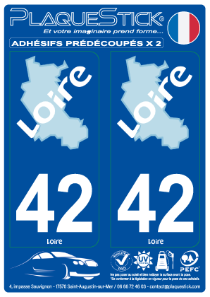 42 -Loire PlaqueStick