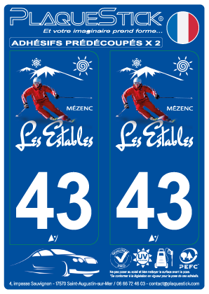 43 -Les Estables PlaqueStick