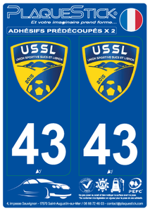 43 -Union Sportive Sucs-et-Lignon PlaqueStick