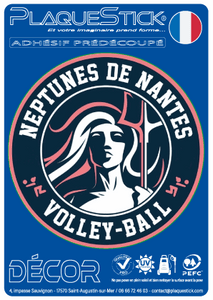 44 -Nantes "Neptunes" Décor PlaqueStick
