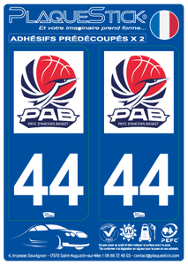 44 -Ancenis "Basket" PlaqueStick