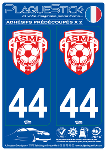 44 -Guérande "ASMF" PlaqueStick
