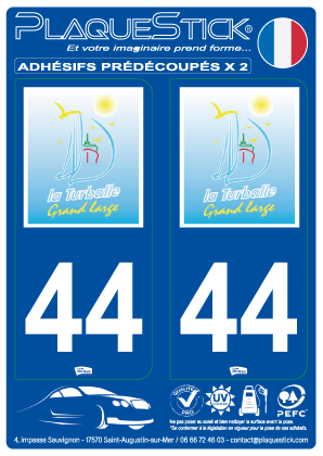 44 -La Turballe PlaqueStick