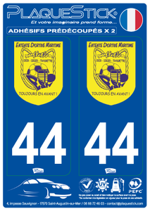 44 -La Turballe "ESM" PlaqueStick