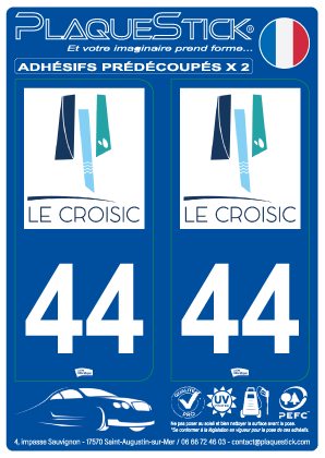 44 -Le Croisic PlaqueStick