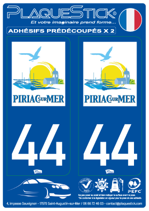 44 -Piriac-sur-Mer PlaqueStick