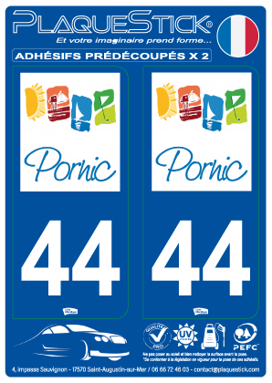 44 -Pornic PlaqueStick