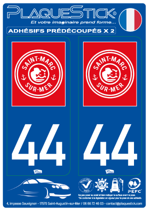 44 -Saint-Marc-sur-Mer PlaqueStick